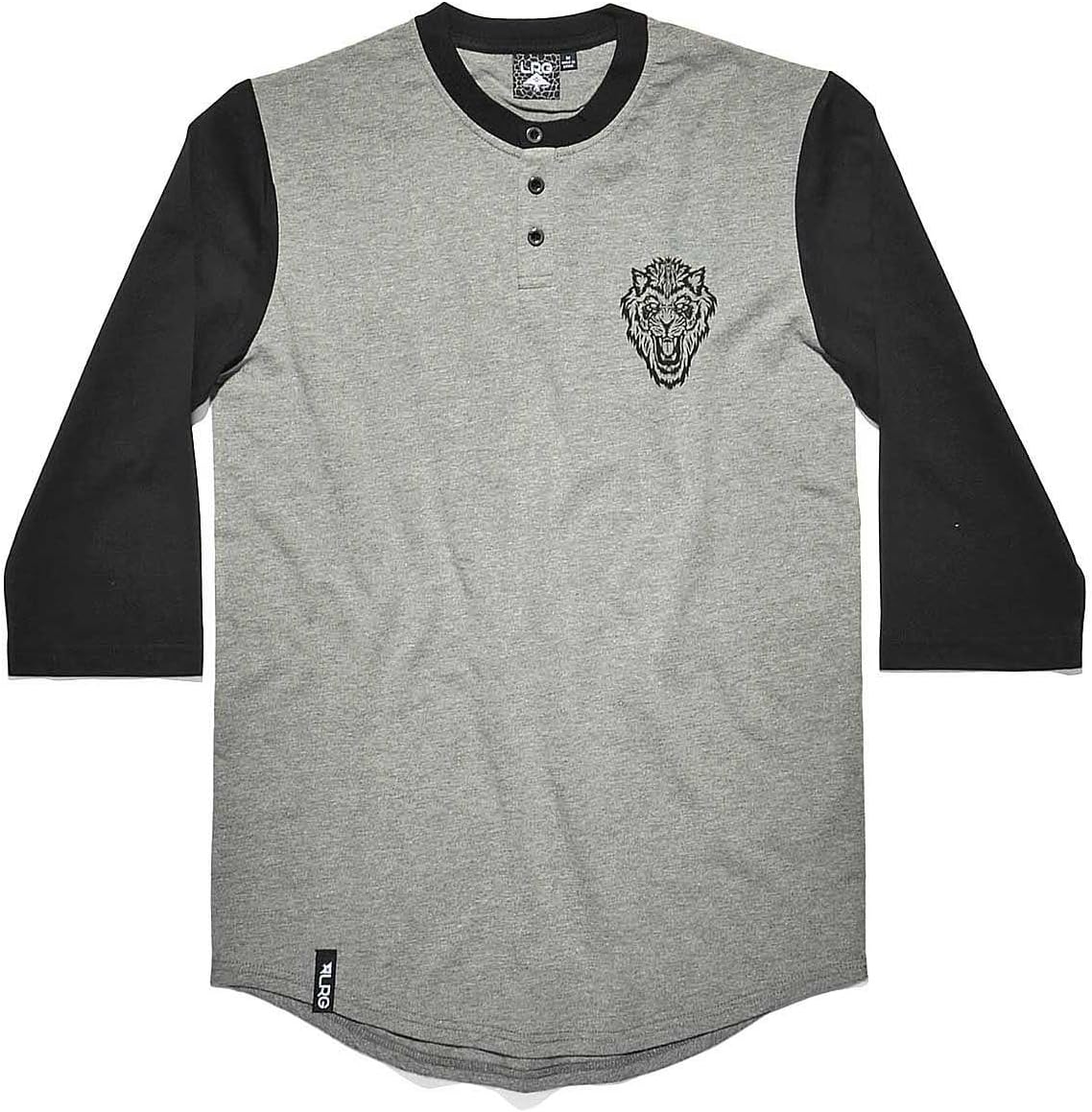 LRG Men's 47 Tag Henley Knit