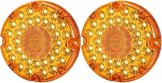 7 inch round transit turn signal light amber LED parking lights