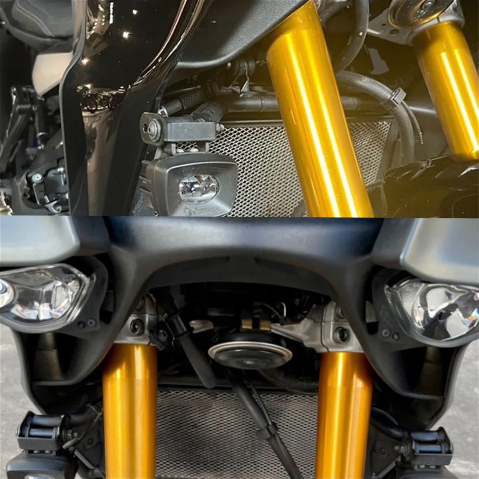 Pasuje do YAMAHA Tracer 9 GT Tracer 9 GT 2021-2024 Akcesoria motocyklowe Aluminiowa lampa przeciwmgielna Rozszerzenie reflektora uchwyt do reflektorów motocyklowych uchwyt montażu