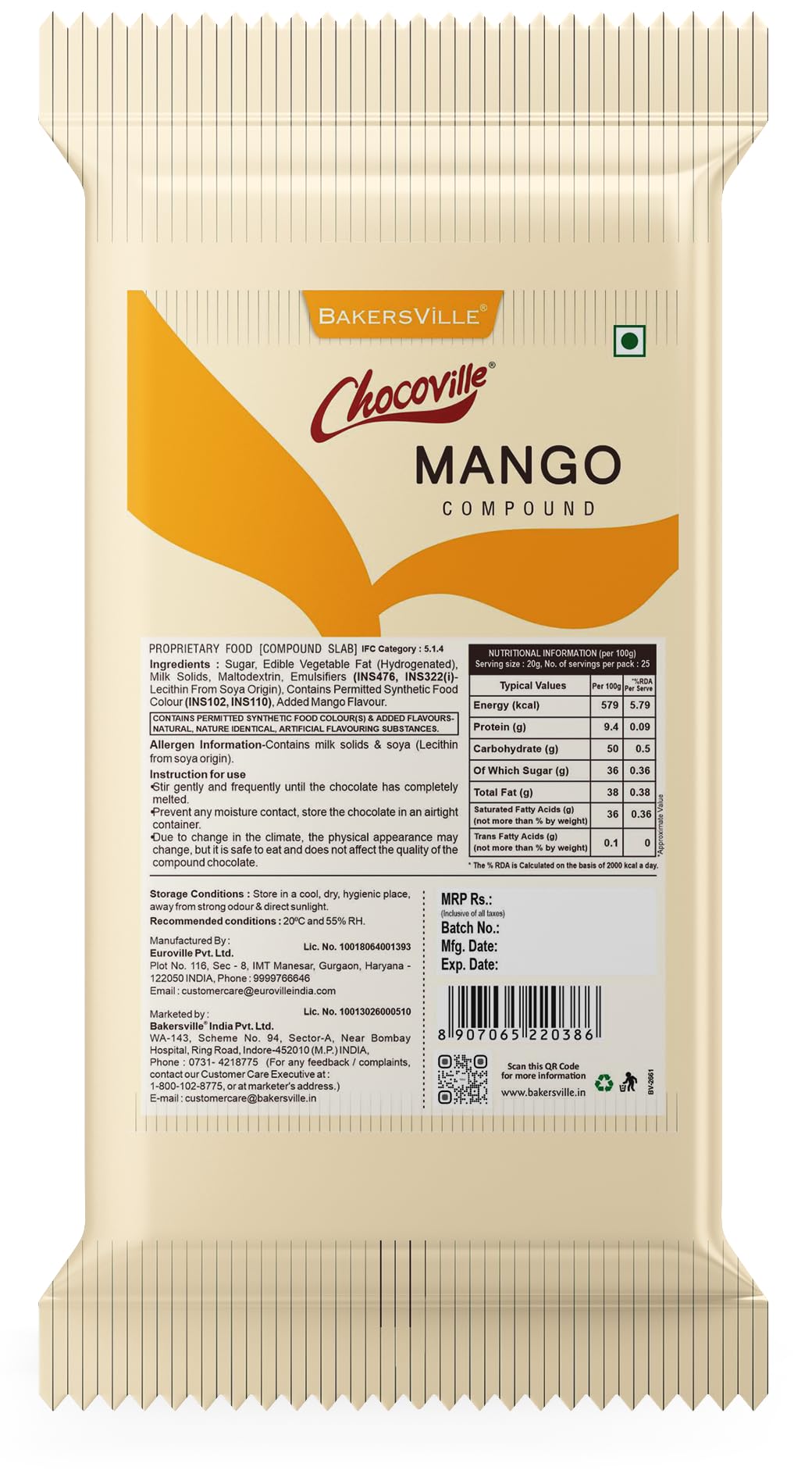Mango Compound Slab, 500g
