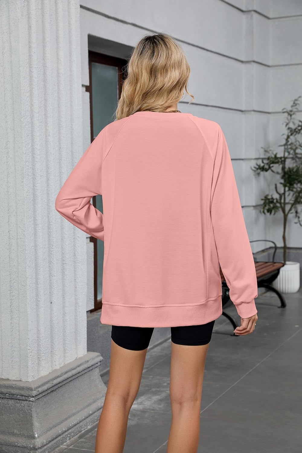 Plustrong Women’s Oversized Sweatshirts Long Sleeve Crewneck Pullover Tops Sweat Shirts Teen Girls - Image 7