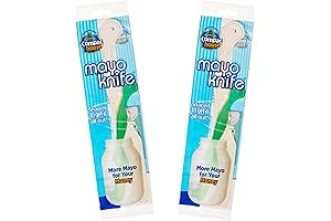 COMPAC HOME Mayo Knife & Jar Scraper Spreader - Plastic Knife Spatula...