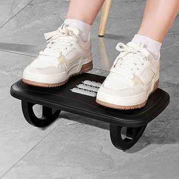 Ergonomic Footrest - Movable Foot Rest - Under Desk Footrest | Ergonomic Locking Footrest for Chair, Movable Leg Comfort Stand for Hotel, Home, Apartment, Office Multi-Purpose Use