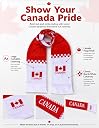 KNK 2026 Soccer Fan Scarf – Double Sided Reversible Football Supporter Scarf with Soft Velvet Feel (Canada) gallery image