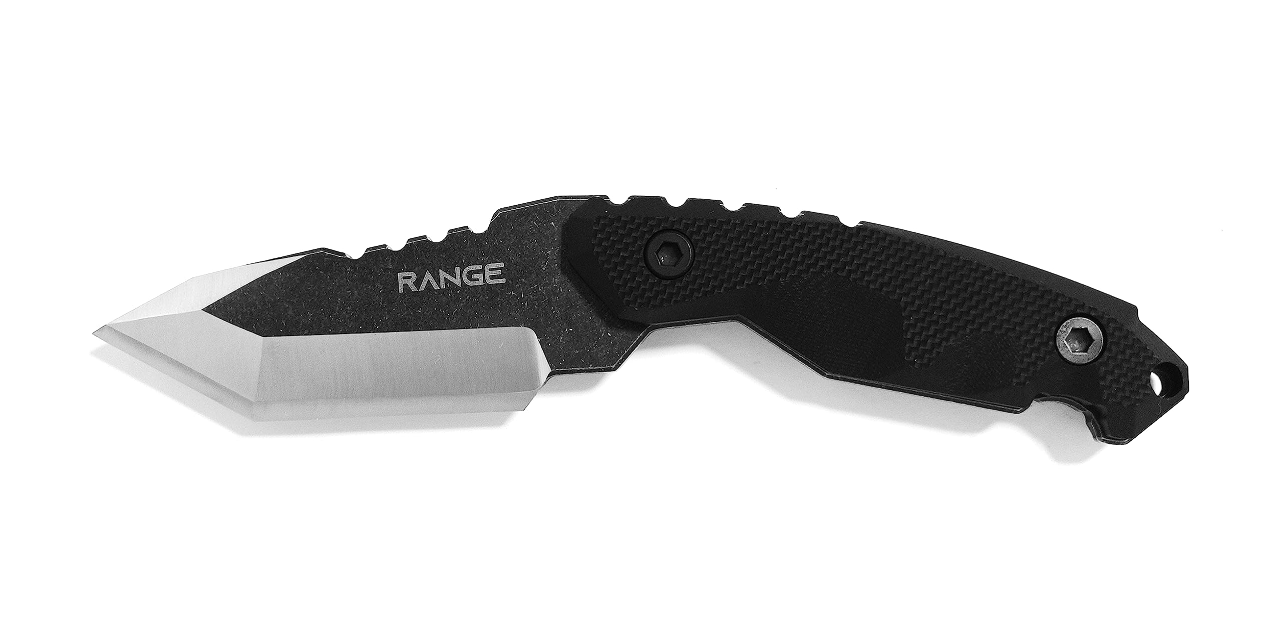 Range HK17 coltello da campeggio in acciaio inox 420, 20.5 cm, lama 9.1 cm x 11.4 cm manico antiscivolo G10