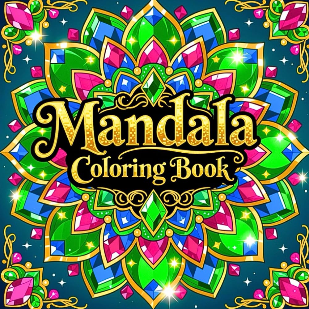 Mandala Coloring Book for Adult Creative Escape and Mental Calm Featuring Flowing Mandala Patterns for Stress Relief Mindfulness and Artistic Coloring