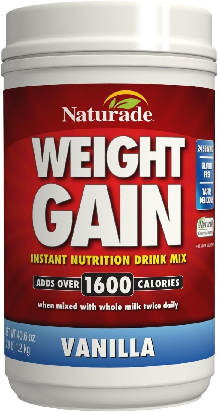 Pack of 2 x Naturade Weight Gain Vanilla 40 oz Amazon.ca