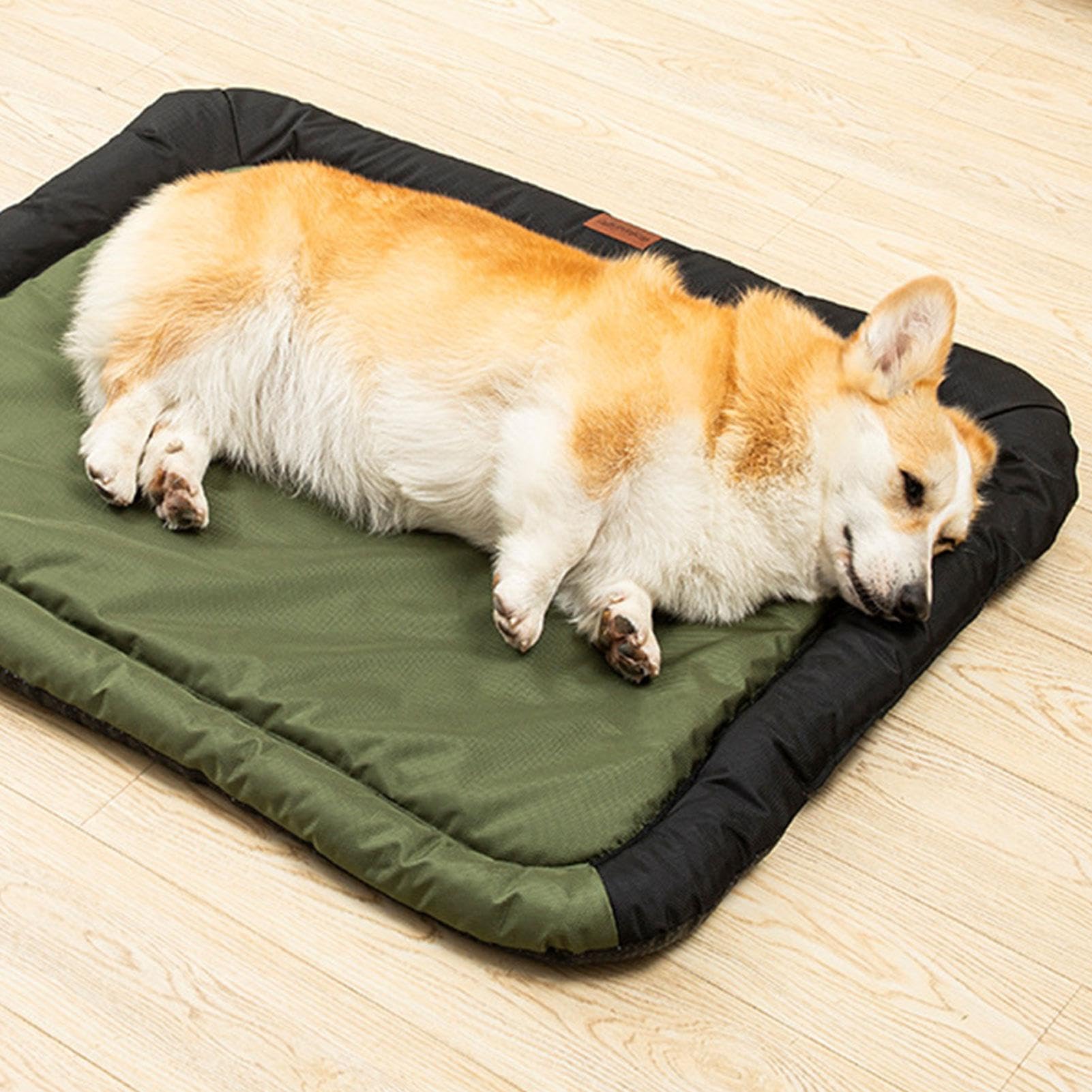 Générique Matte Dog Kennel, Oxford Dog Cushion, antypoślizgowe maty dla kotów, 21,65 x 15,75 x 3,94 cala, akcesoria dla psów dla małych psów, średnie, duże psy, wygodna podkładka Kennel