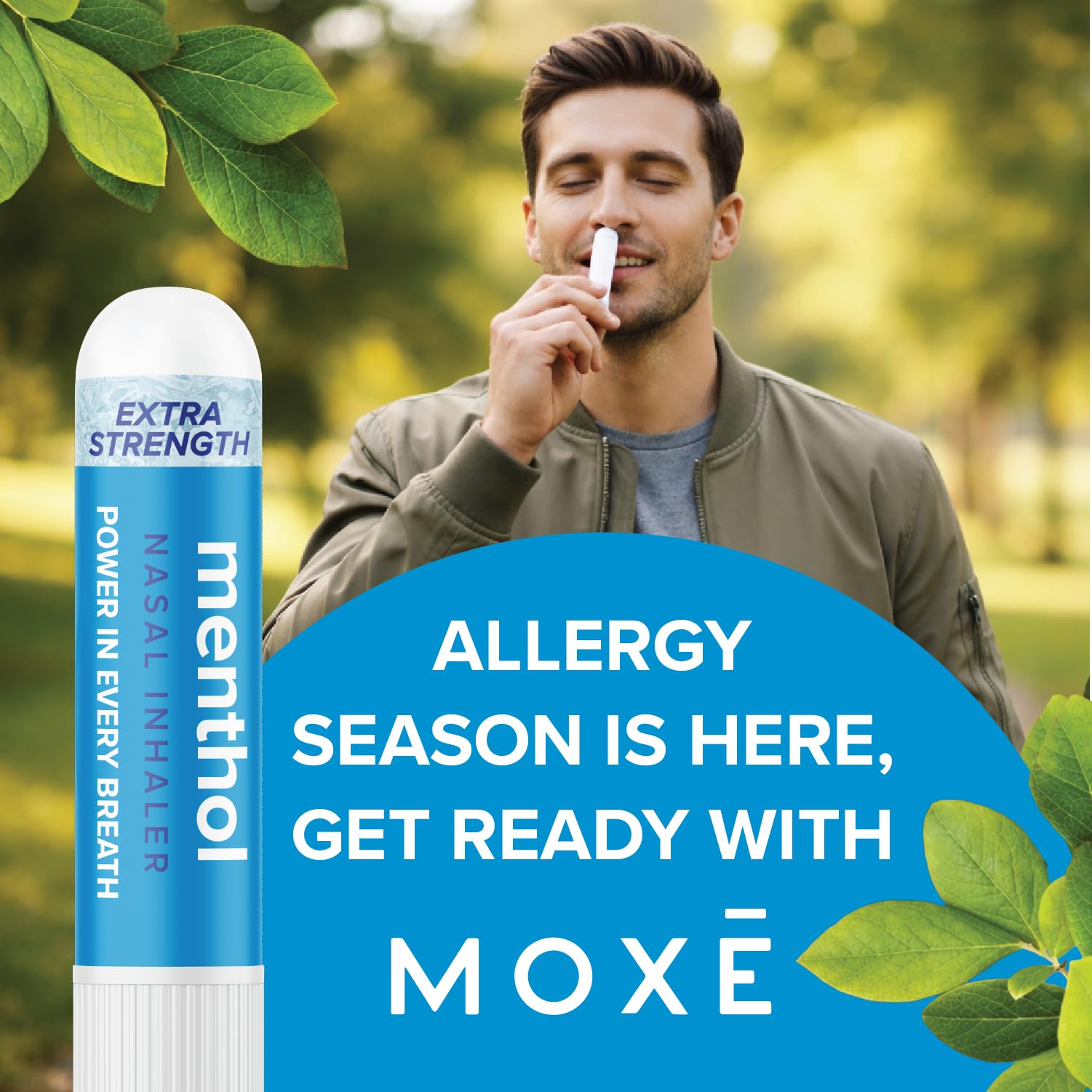 Amazon.com: MOXE Extra Strength Menthol Nasal Inhaler, Powerful Cooling  Aromatherapy for Sinus Relief & Clear Breathing, Made in the USA, Maximum  Strength for Instant Refreshment, 1 Count : Everything Else