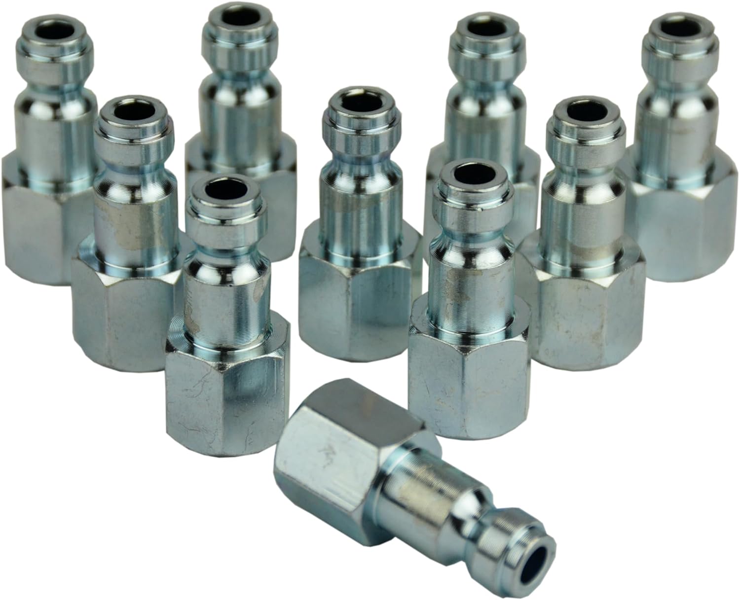 Hot Max 28130 Tru-Flate 1/4-Inch x 1/4-Inch Male NPT Plug, 10-Pack