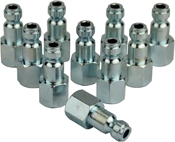 Hot Max 28131 Tru-Flate 1/4-Inch x 1/4-Inch Female NPT Plug, 10-Pack