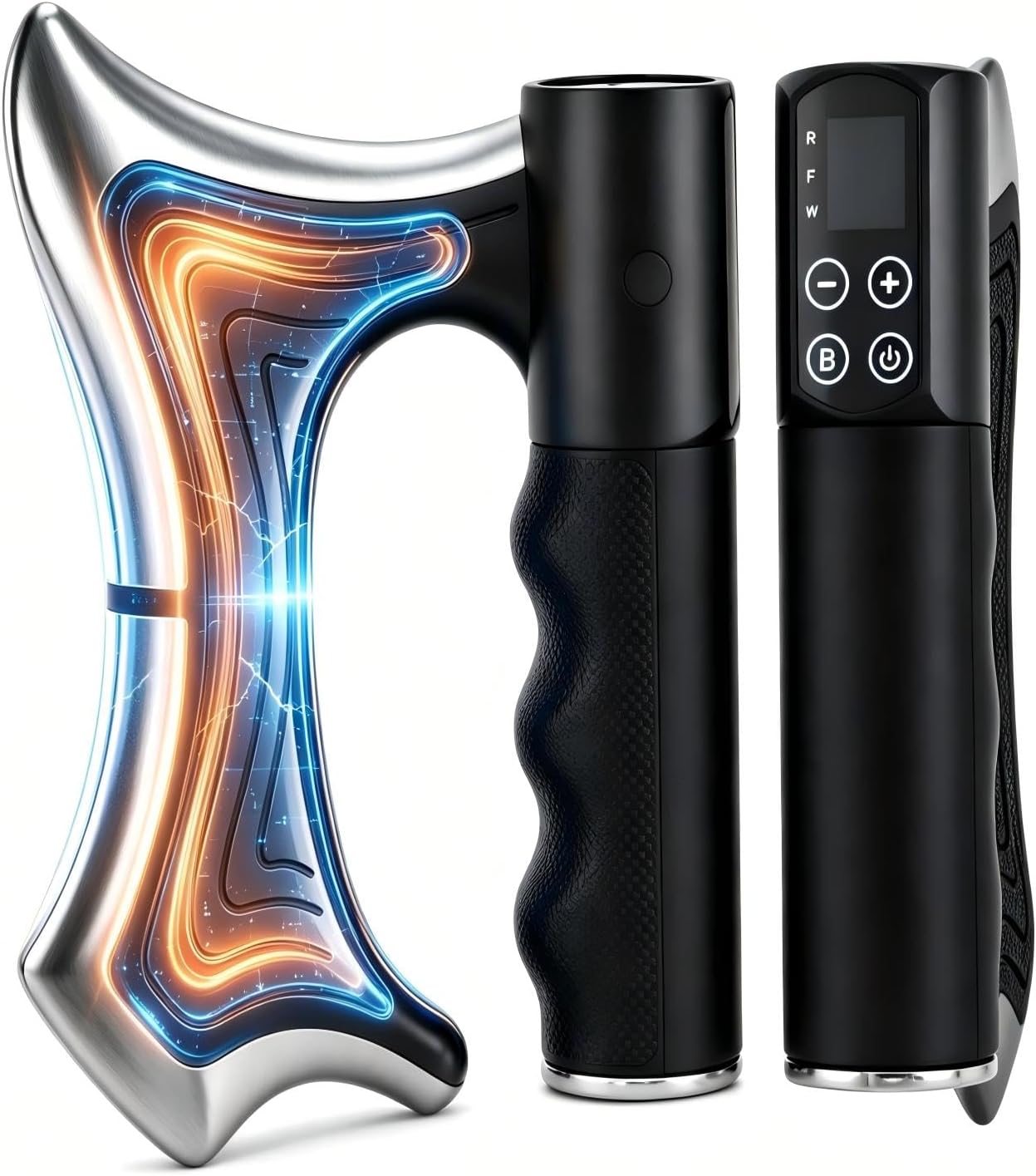 Heated Muscle Scraper, Electric Massage Tool with Heat and Vibration