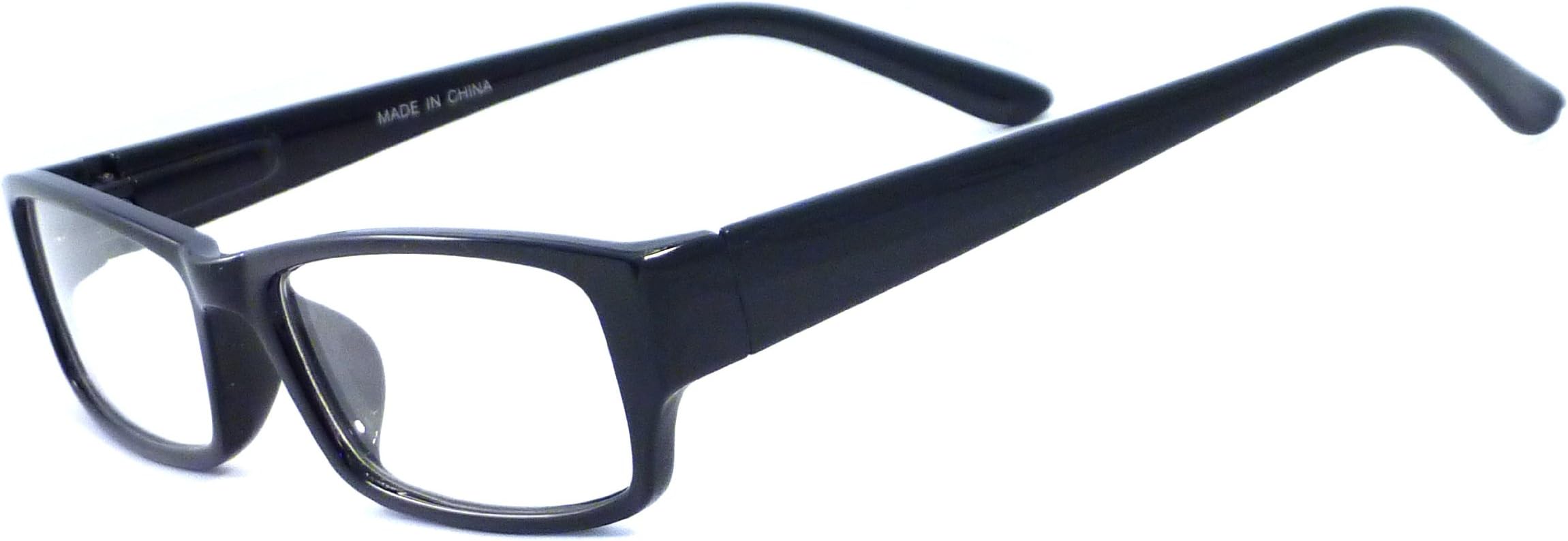 VINTAGE Style Designer Frame Clear Lens Eyeglasses BLACK