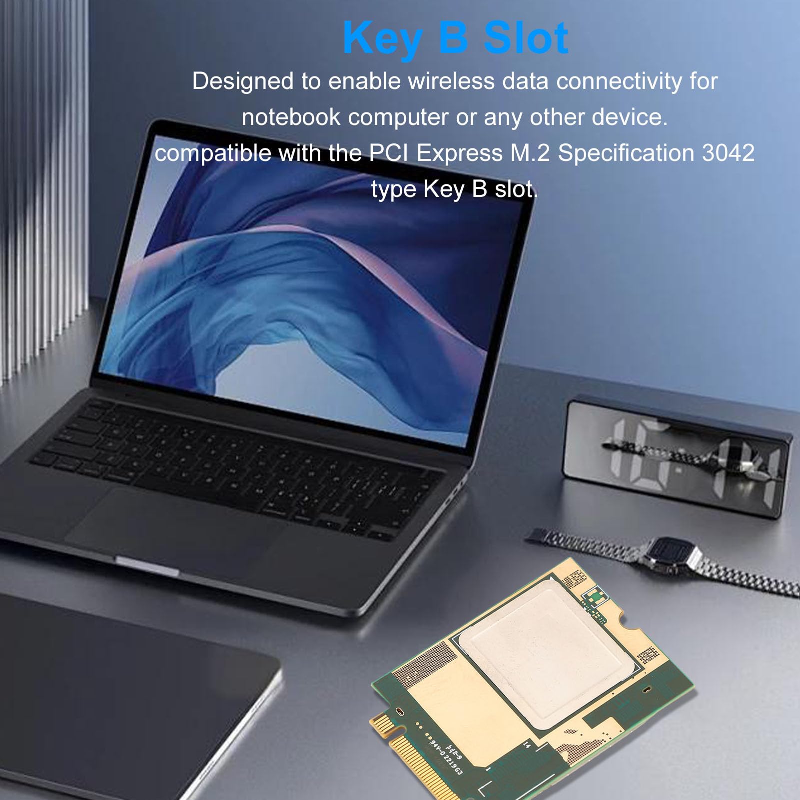 Tosuny T99W175 M.2 3042 Key B 5G NR WWAN -Karte - 4,67Gbit/s Geschwindigkeit für ThinkPad X1/X13/T14s mit Globalen Bändern und für Linux/für -Support