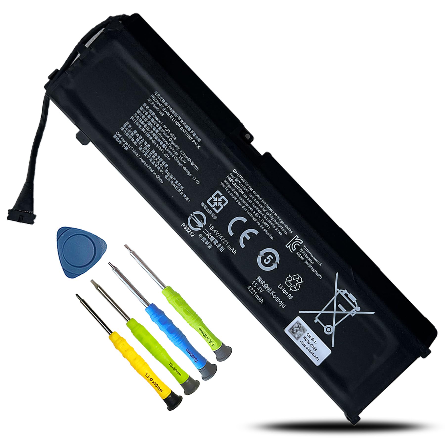 RC30-0328 Laptop Battery Replacement for Razer Blade 15 Base 2020 2021 RZ09-0328 RZ09-0328X RZ09-03286 RZ09-03287 RZ09-03289 RZ09-03287E22 RZ09-0369 RZ09-0369X RZ09-0410 RZ09-0410BE22