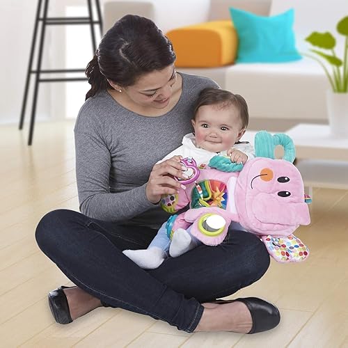 Miniatura 3 de Playskool Fold 'n Go Elefante de peluche para bebés de 3 meses en adelante, color rosa (exclusivo de Amazon)