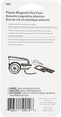 Miniatura 7 de Hillman Estuche magnético grande de plástico para llaves