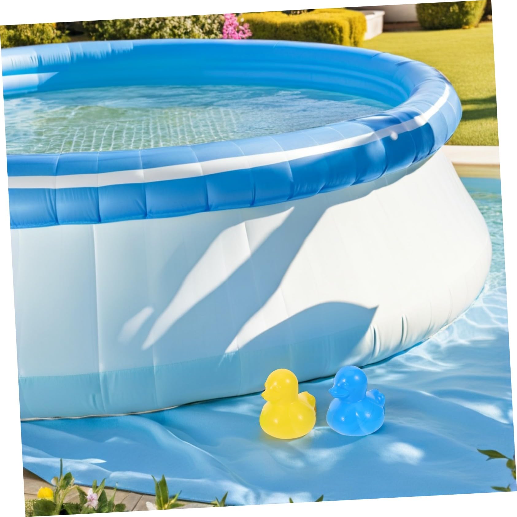 KOMBIUDA Palline Plastica Giocattolo di a Piscina per Forma Anatra Pe 70 e Giochi Sicura Superficie Liscia, 70 Pezzi D'acqua Ragazzo Ragazza Vaschette Indoor