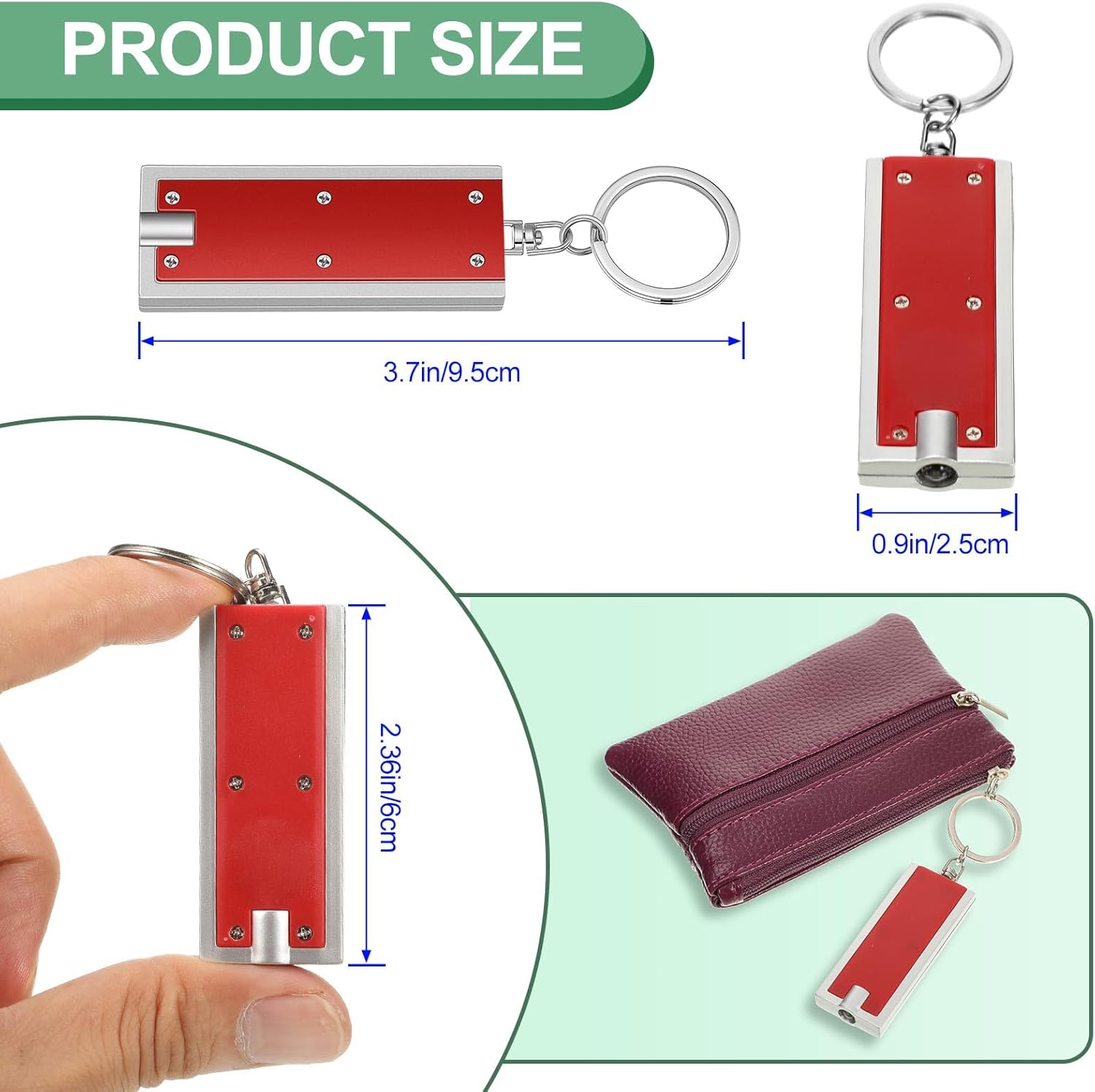 Hicarer 32 Pieces Flashlights Keychain Bulk Mini Powerful LED Keychain Lights Portable Flashlight for Emergency Camping Outdoor Equipment Party Bulk Gifts - Image 6