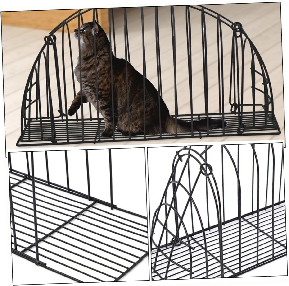 Scratch Cat Bath Cage Mesh Grooming Shower Holder for Cats Kittens Portable Nail Trimming Bathing Tool Scratch-Resistant Design Relaxed Bathing