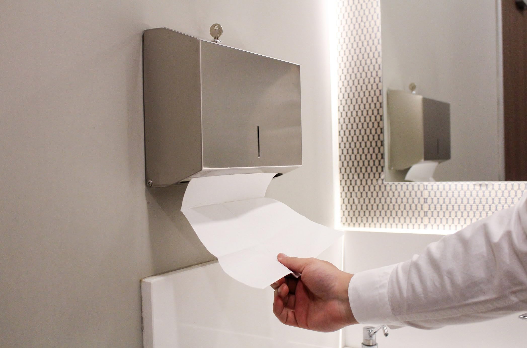 Cliver Toalla plegada ecológica de una sola capa, toalla de papel blanco 8000 unidad