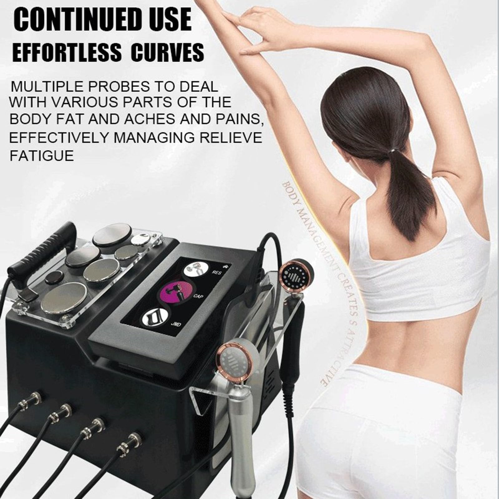 Máquina de fisioterapia CET/RET/Tecar Terapia profesional para aliviar el dolor con Tecar, 448 khz, radiofrecuencia monopolar, Cet Ret, cuchillo de masaje, máquina para adelgazar el cuerpo, eliminació