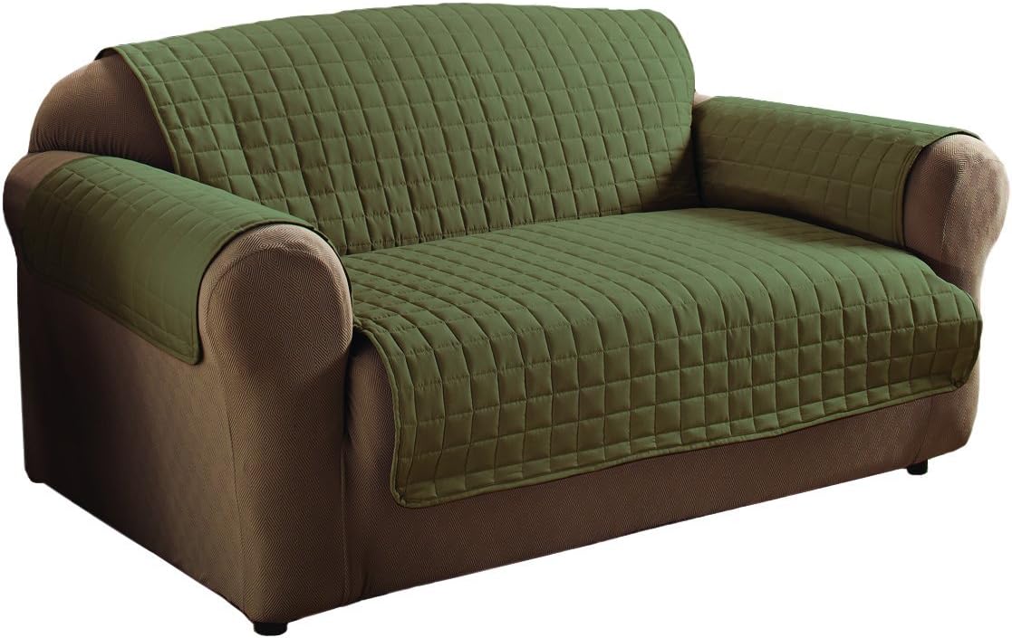 (sage, loveseat) - Microfiber Loveseat Furniture Protector