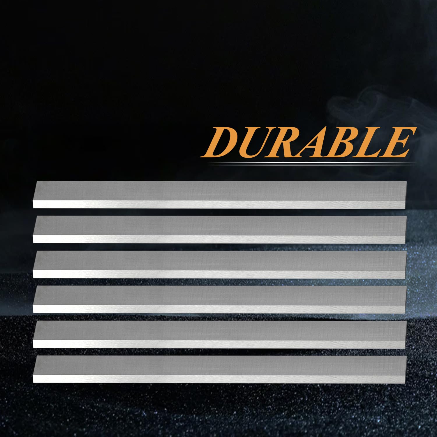 8 Inch HSS Planer Blades for Jet JJ-8, JJ-8CS, Delta 37-355 37-250 37-365 37-380 DJ-20, Bridgewood, Powermatic 60 Jointer Planer, 8" x 3/4" x 1/8", 6 Pcs