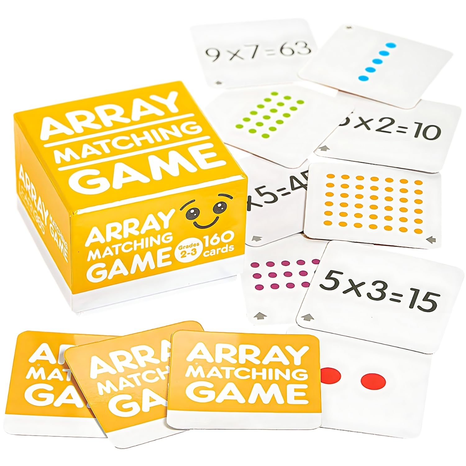 Fun Express Array Matching Game - 161 Pieces - Educational and Learning Activities for Kids
