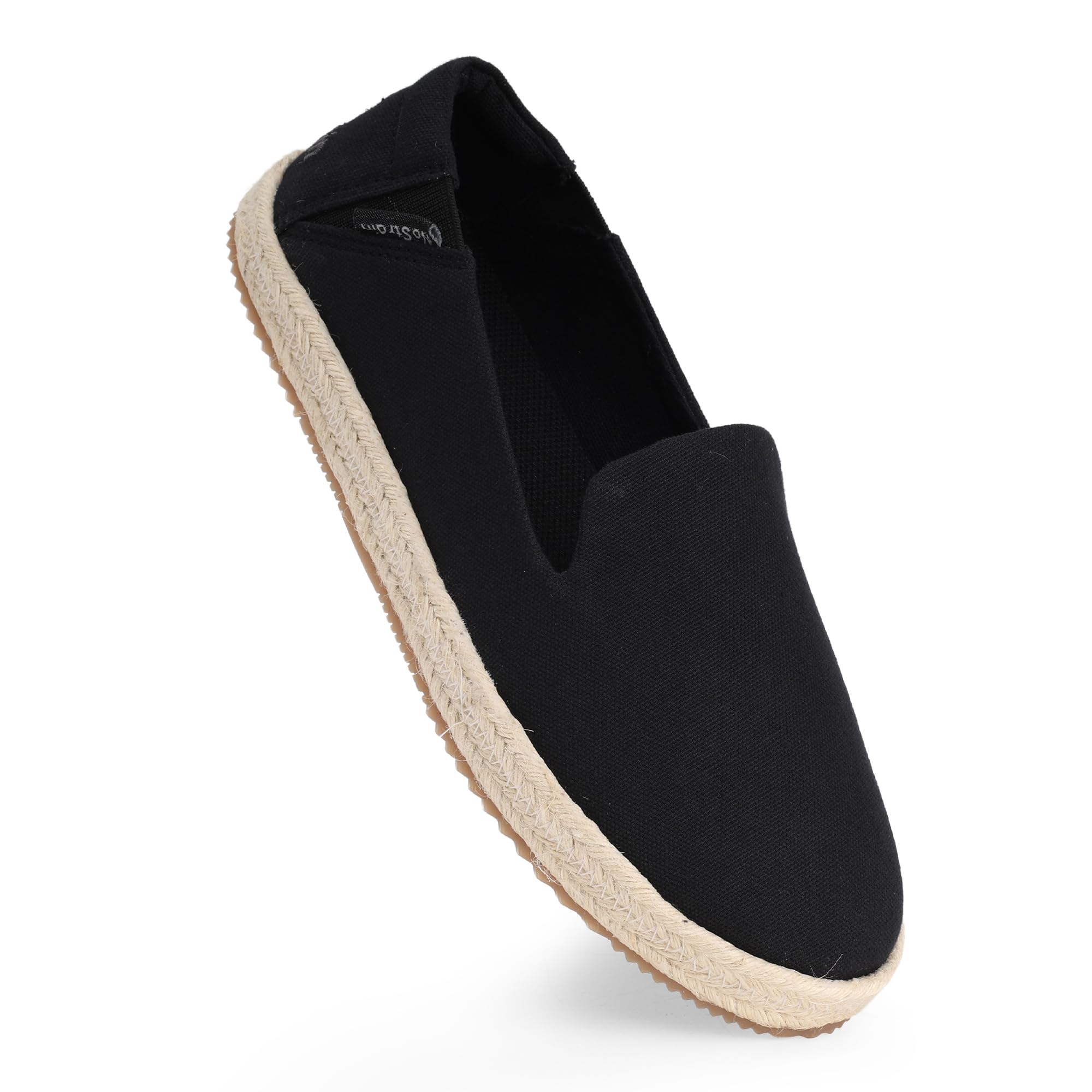 Cotton Canvas Slip-on Shoes | for Women | Espadrilles | Cushioned Ortholite Insole | Stylish & Comfortable | Breathable Canvas Upper | Boat Design | Lightweight Footwear