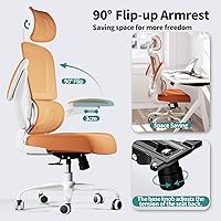 Vista 5 de TRALT Office Chair Ergonomic Desk Chair, 330 LBS Home Mesh Office Desk Chairs with Wheels, Comfortable Gaming Chair, High Back Office Chair for Long