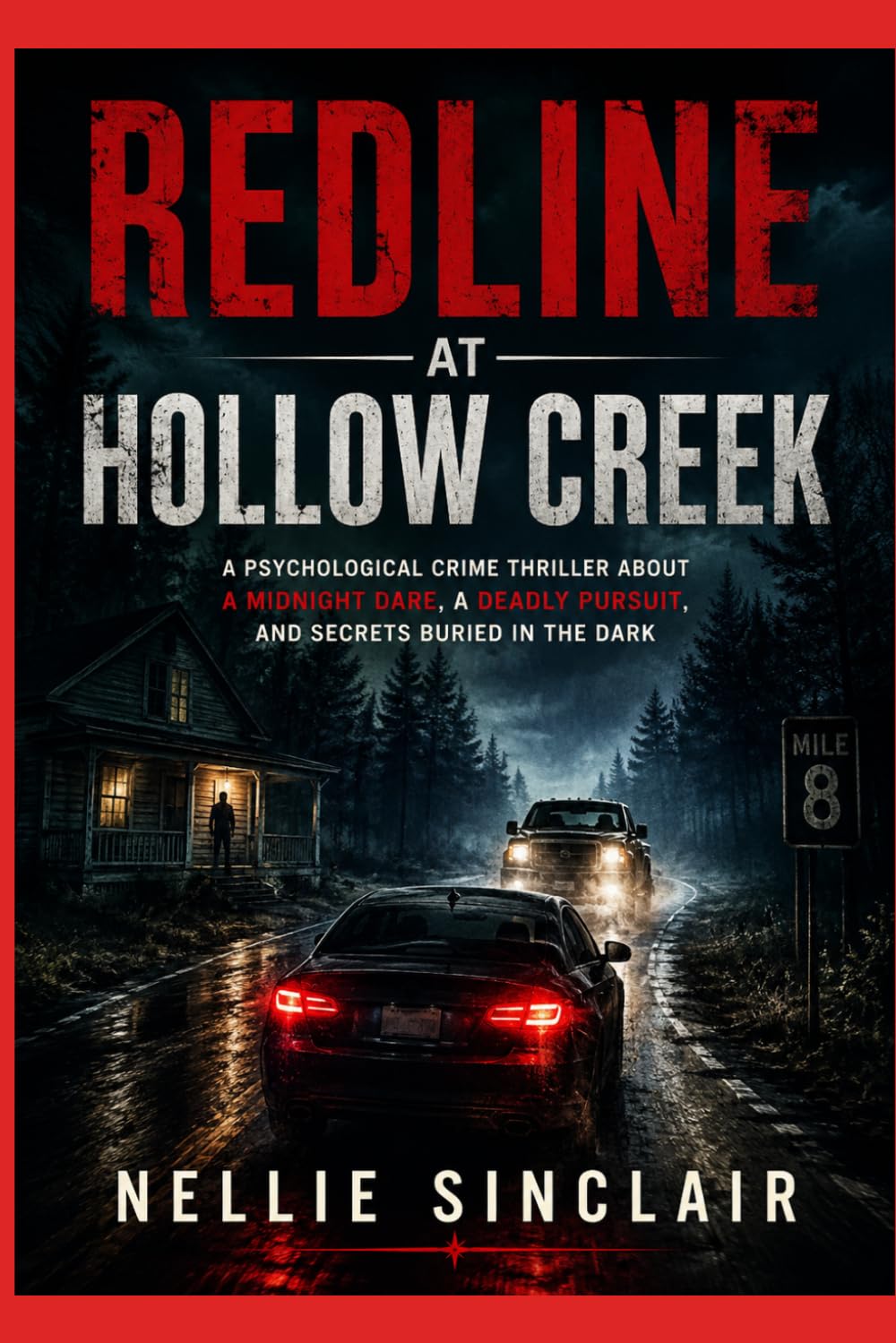 Redline at Hollow Creek: A Psychological Crime Thriller About a Midnight Dare, a Deadly Pursuit, and Secrets Buried in the Dark