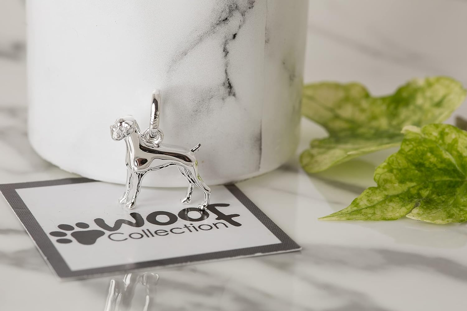Gemma J Boxer Dog Charm, solid silver boxer dog charm or pendant compatible with most charm bracelets - Image 3