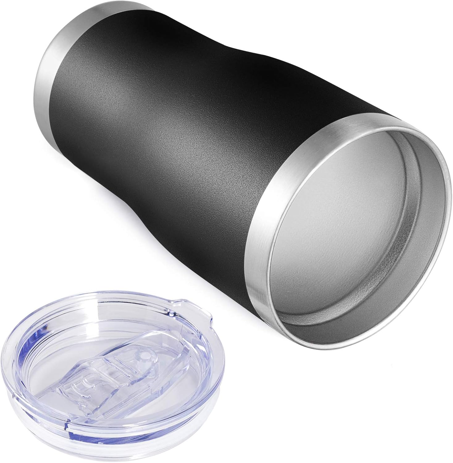 VEGOND 20oz Tumbler Stainless Steel Tumbler Cup with Lid And Straw Vacuum Insulated Double Wall Travel Coffee Mug(Black 12 Pack) - Image 6