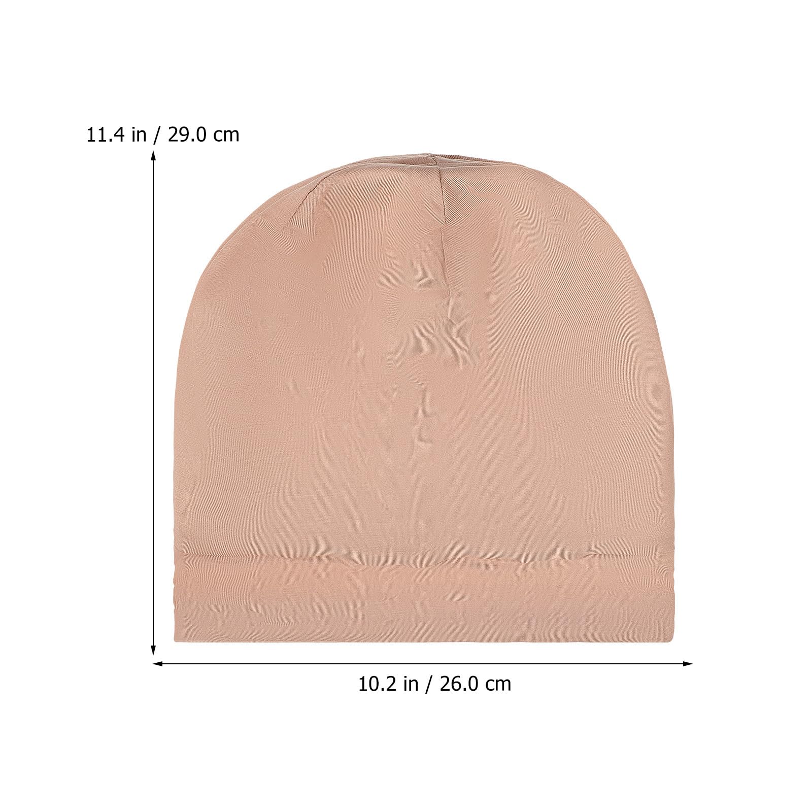 Housoutil Lot de 3 Bonnets de Nuit en Satin Ajustables, Bonnets Élastiques Tressés, Taille Unique, Couleurs Noir, Gris Foncé et Kaki, Protection Douce pour Cheveux Bouclés, Raides