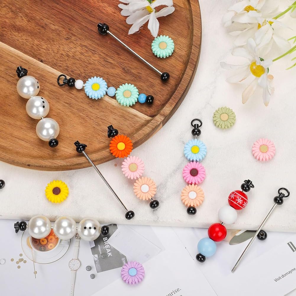 Lot De 50 Porte-clés En Perles, Kit De Fabrication