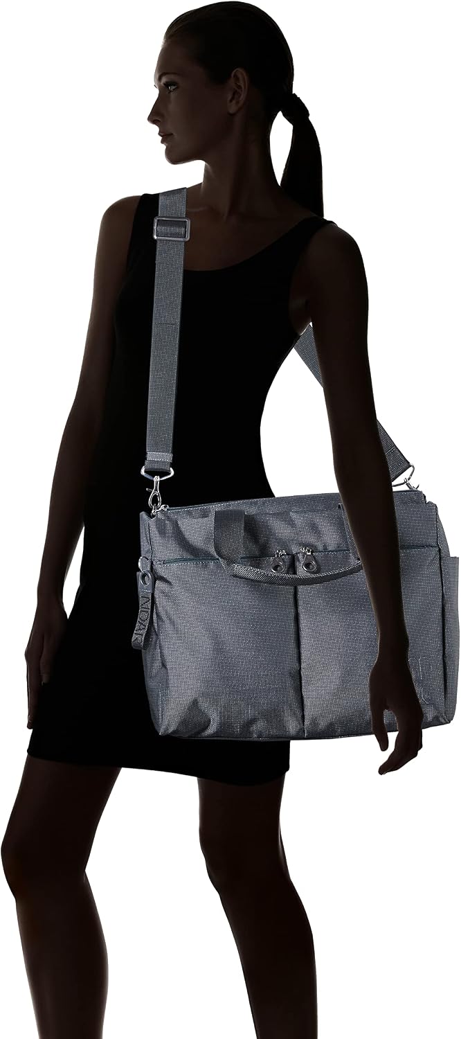 Mandarina Duck Unisex Md 20 Luggage, carry-on luggage, Steel, One Size, MD 20