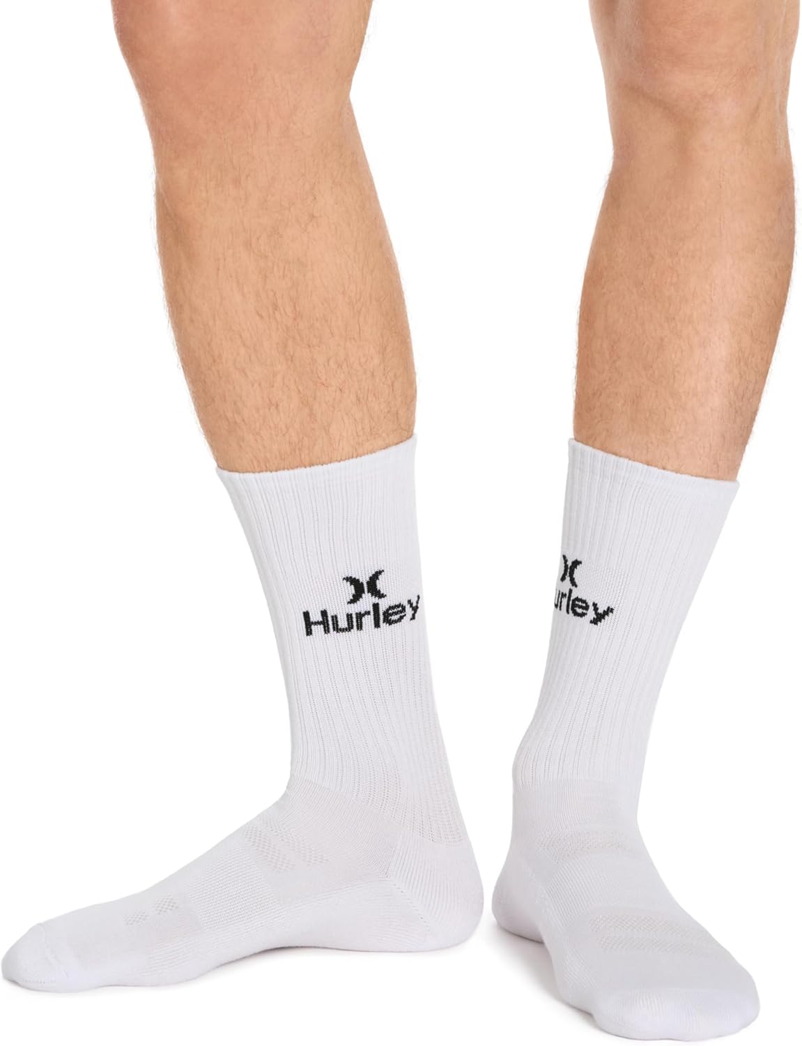 Hurley Men's Sport Cushioned Crew Socks (8-Pack) - Image 2