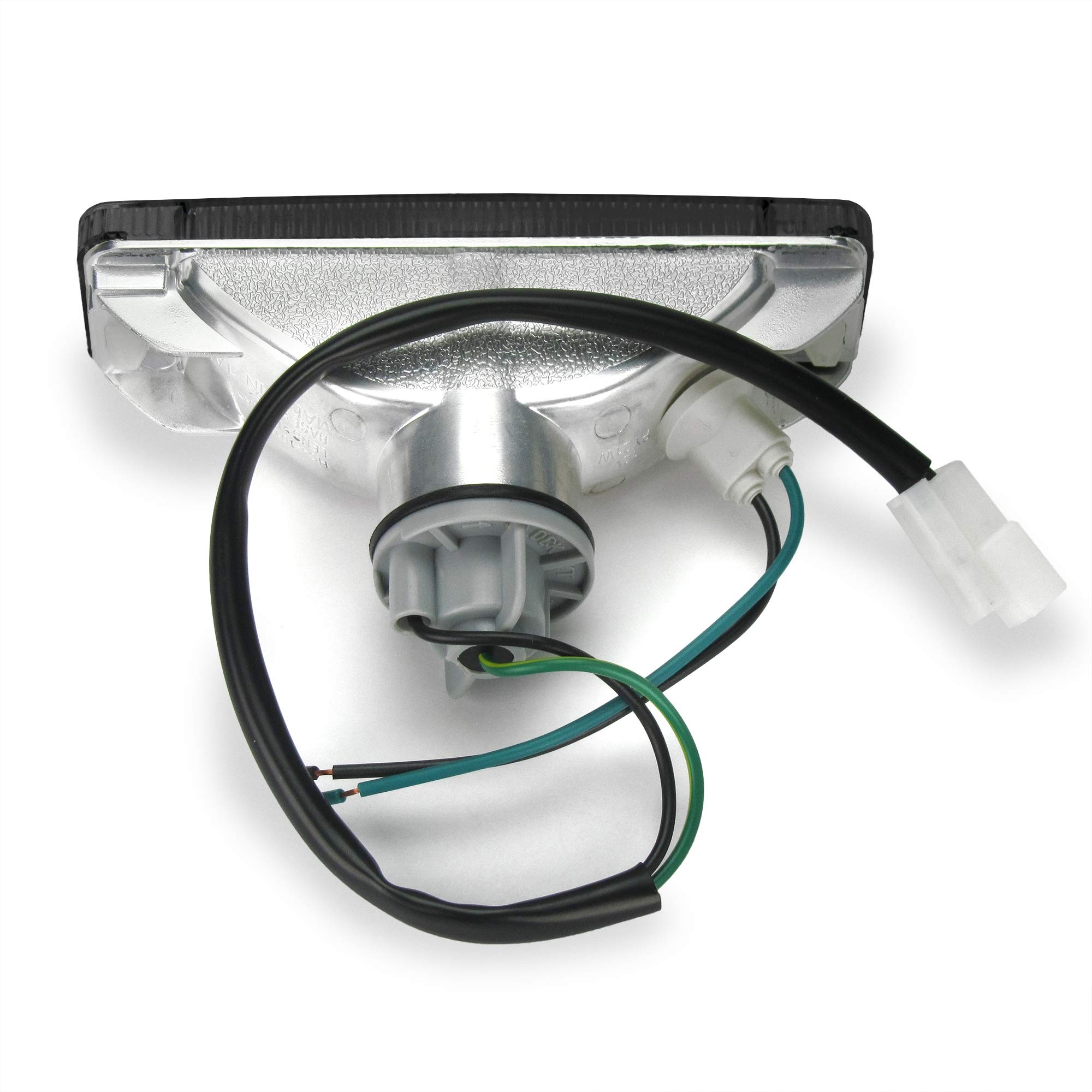 JOM 80001 Frontblinker, Blinker, mit Standlichtfunktion, Klarglas/schwarz