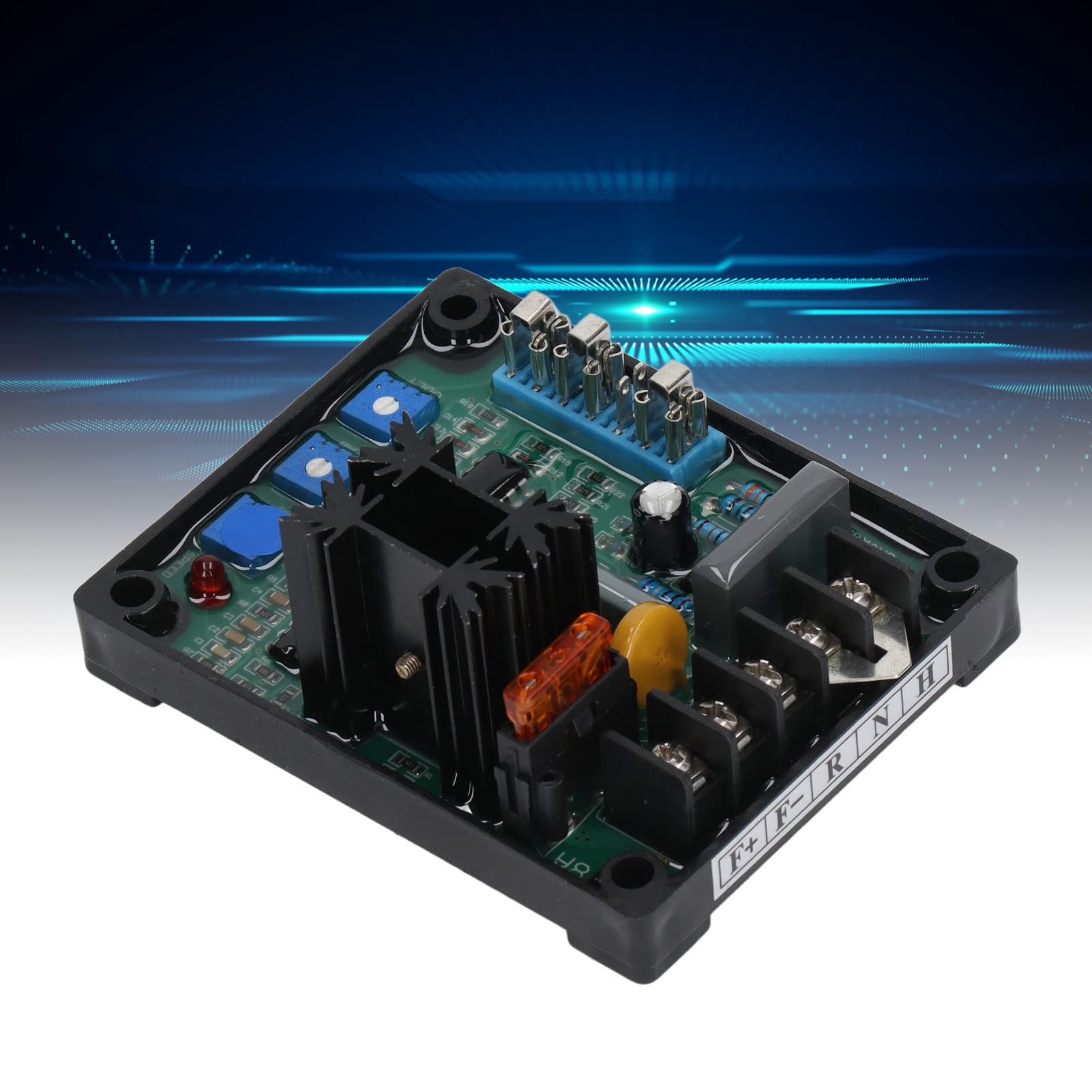 Hosie Regulador de Voltaje Automático, Consistencia de Parámetros bajo Protección de Frecuencia Placa AVR Monofásica 100-260V para Generador 8A