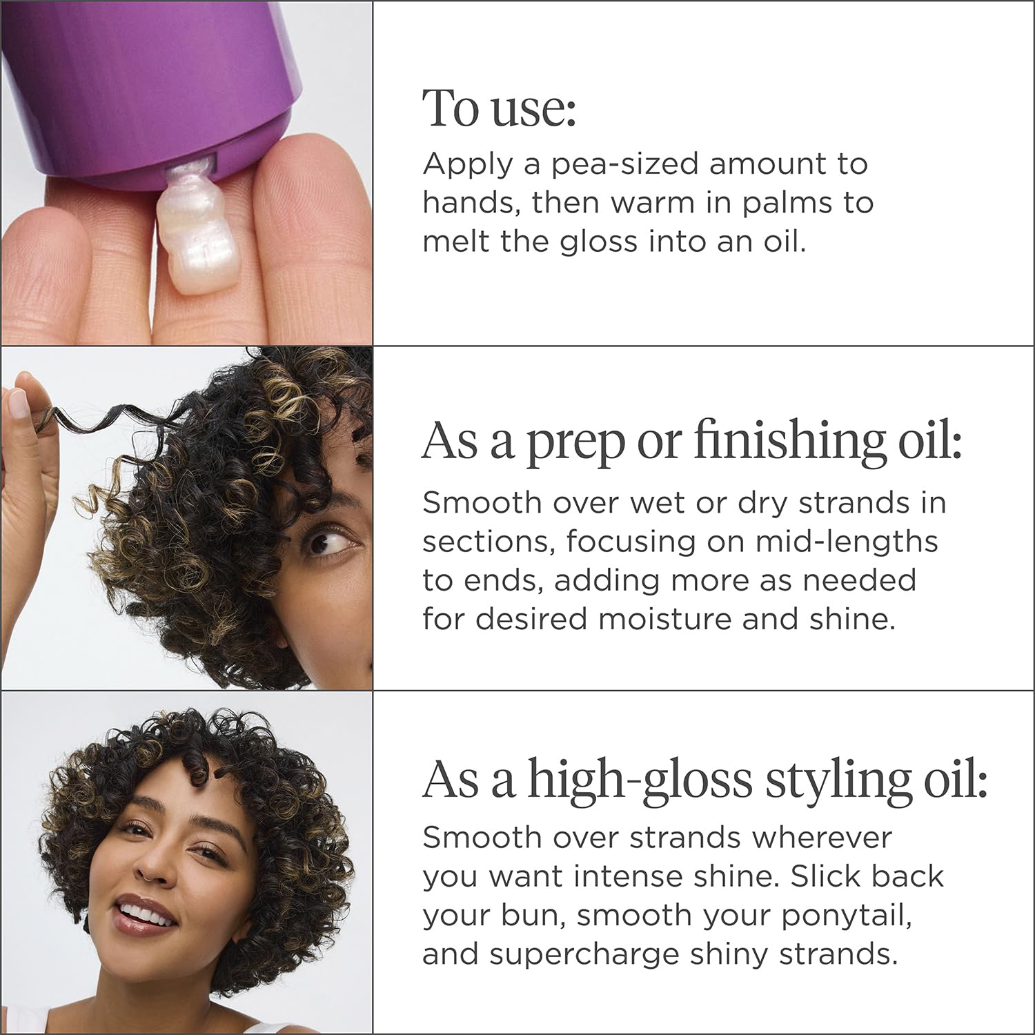 Briogeo Style + Treat Supreme Shine Strengthening Oil Heat Protectant, 1.5 oz
