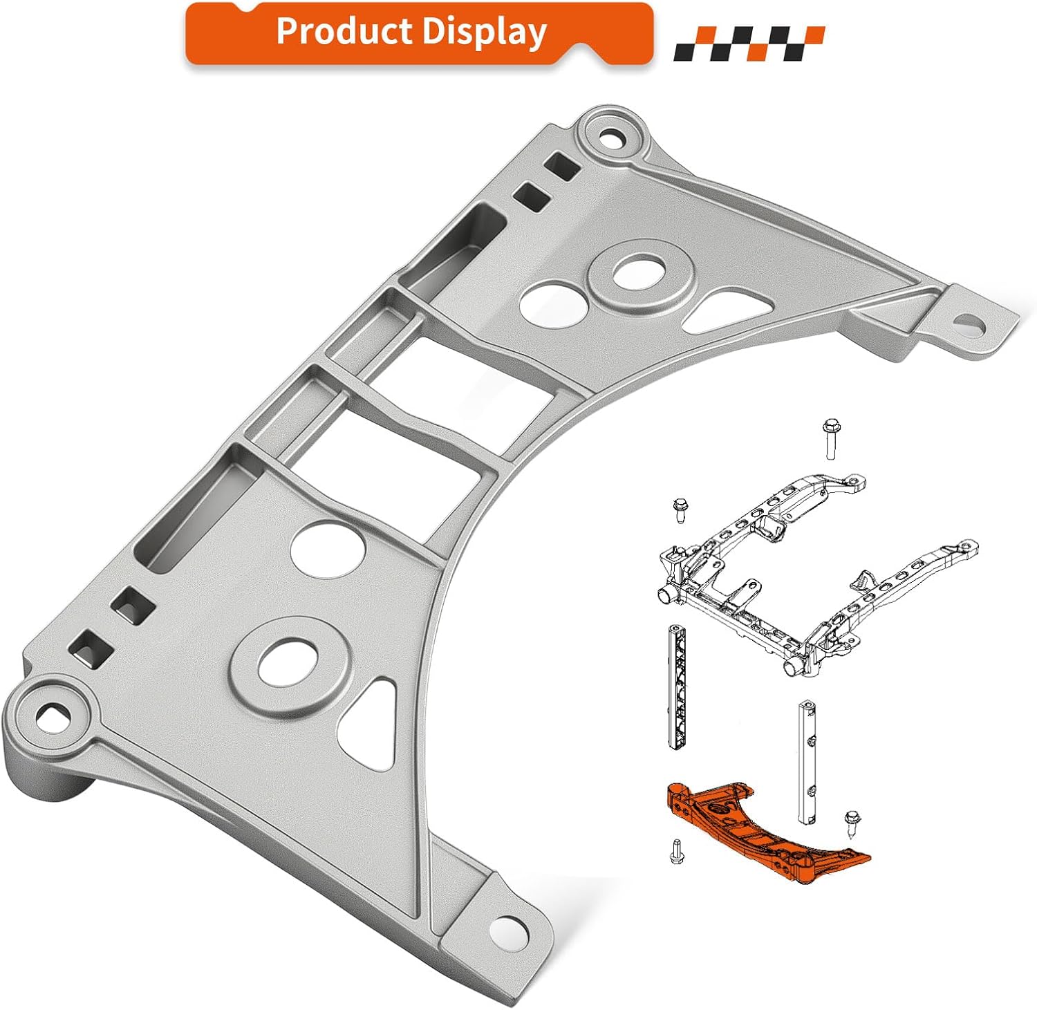 Radiator Support For Polaris Sportsman Scrambler 550 850 1000 2010-2025 5632356