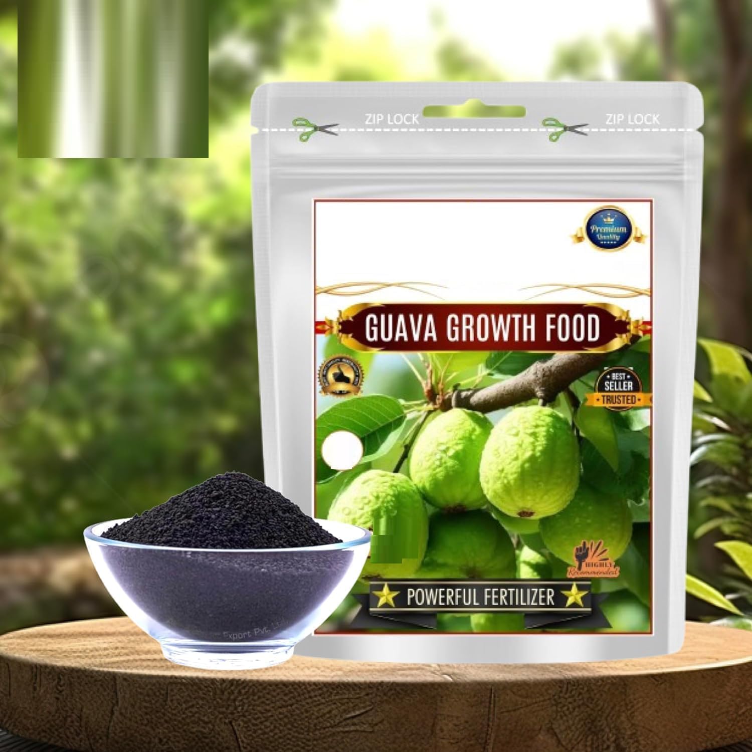 VS Guava Growth F.OOD, Powerful Organic Fertilizer for Fast Growth and Heavy Fruiting of Guava Plants. (200 gm)
