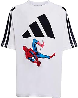 تيشرت ال كيه مارفل سبايدر مان للاطفال من الجنسين من اديداس