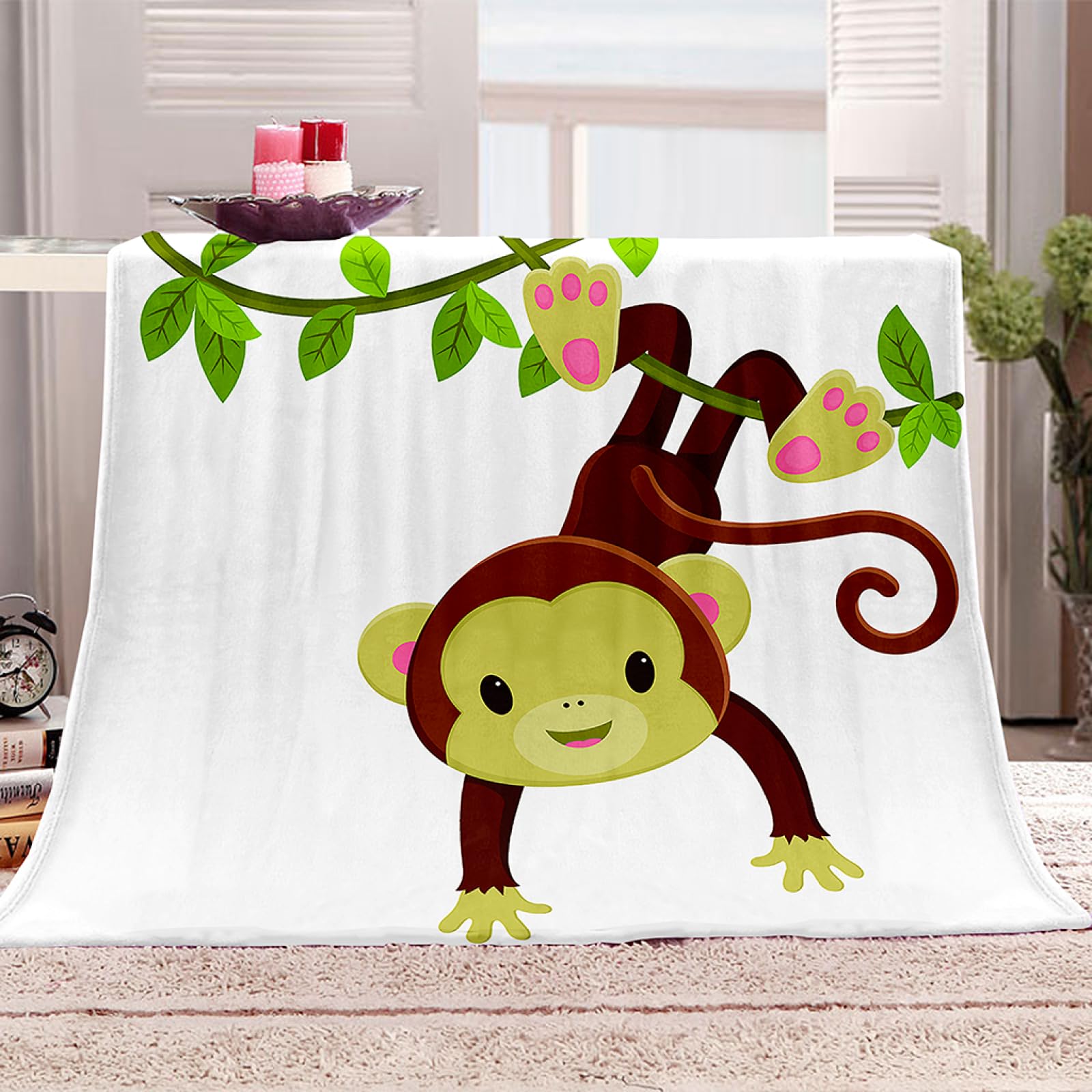 Couverture personnalisée flanelle douce jeté de lit imprimé 3D