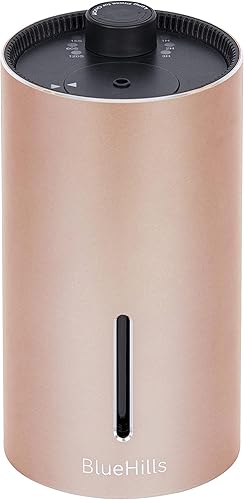 BlueHills Difusor de aceite esencial sin agua inalámbrico para automóvil, aromaterapia, nebulizador, mini difusor compacto para aceites habitación