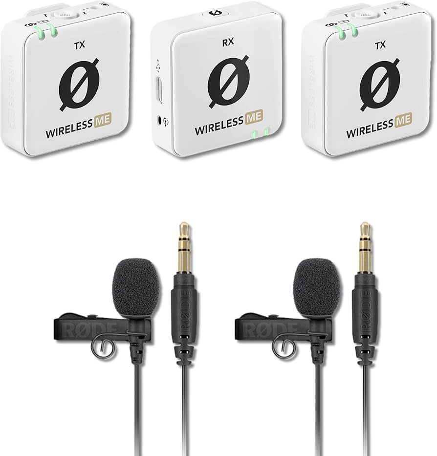 Amazon.com: Rode Wireless ME Dual Clip-on Microphone System (White
