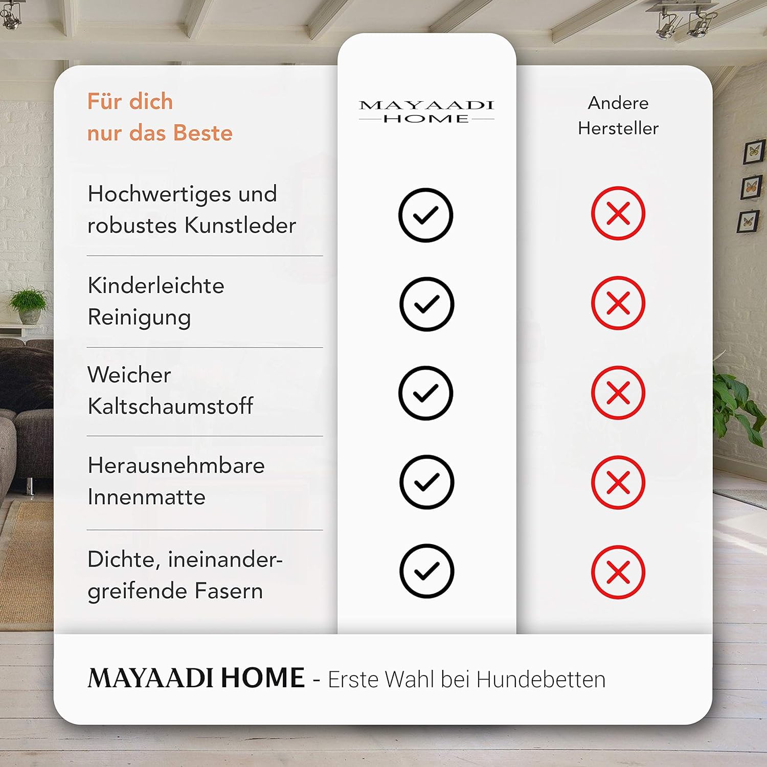 Mayaadi-Home Premium Hundebett - 100 x 80 x 38 cm | Hochwertiger Autositz für Deinen Hund | Autohundebett mit Schutzdecke, Kofferraum Bett aus Kunstleder | Travel Duo Schwarz-Dunkelgrau - L