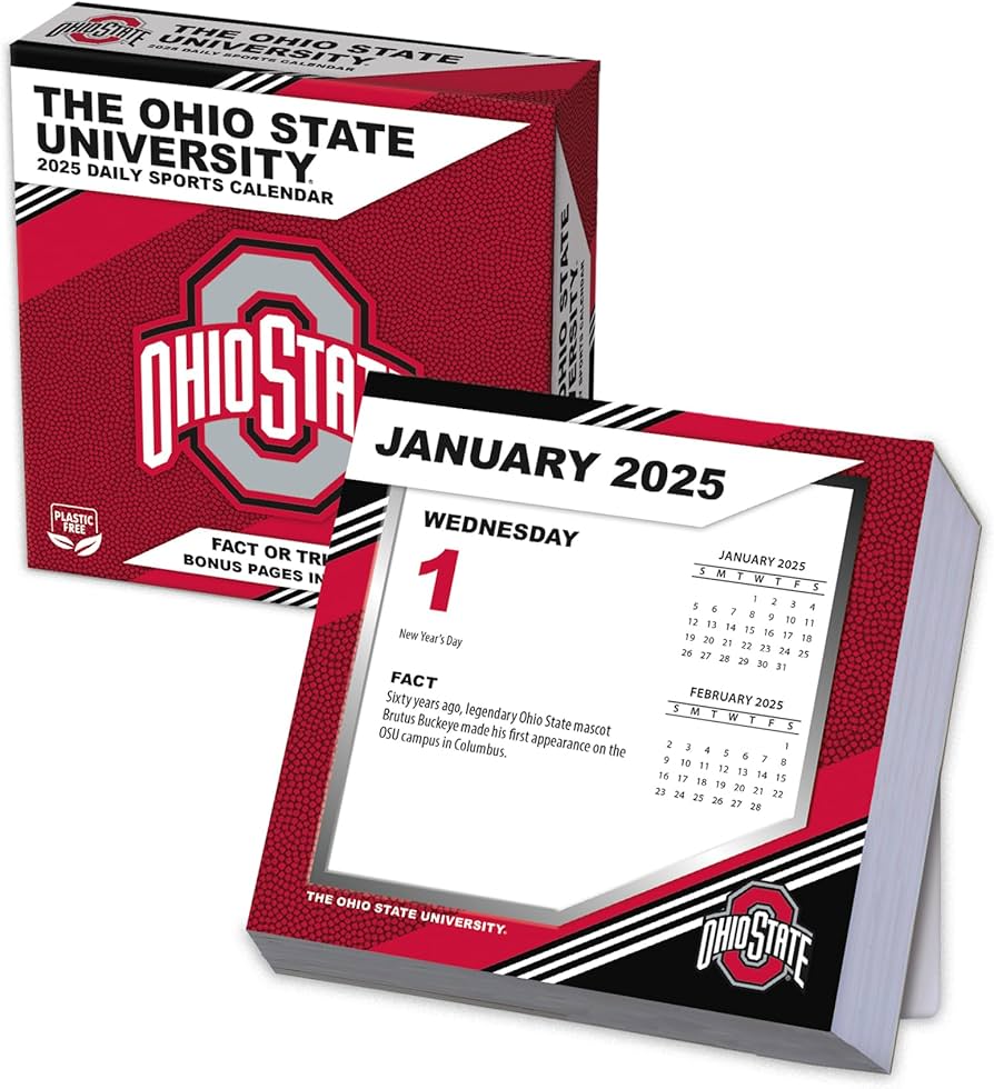Amazon.com: TURNER SPORTS Ohio State Buckeyes 2025 Box Calendar (25998053017) : Office Products amazon-com-turner-sports-ohio-state-buckeyes-2025-box-calendar-25998053017-office-products