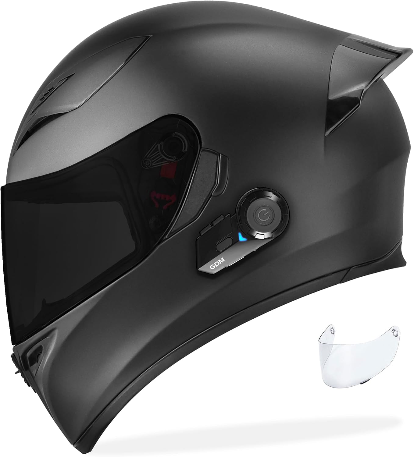 Motorcycle Helmet Bluetooth - GDM Ghost with Supersonic
